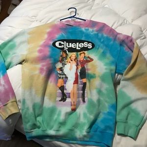 Tie Dye Clueless Sweatshirt 